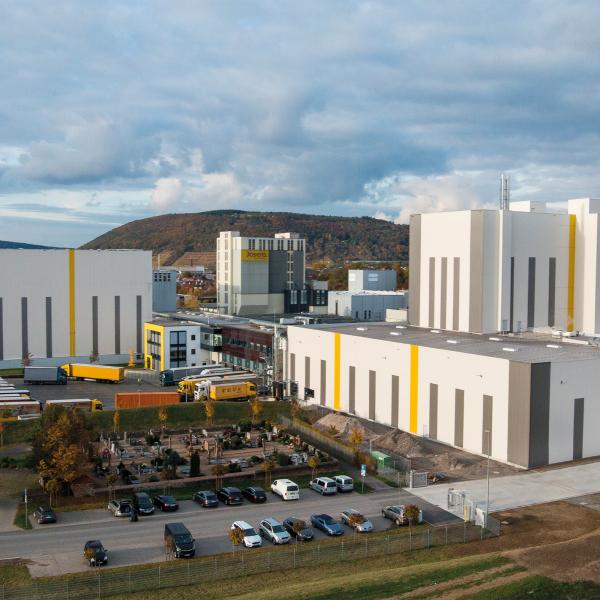 Ansicht des Firmengeländes in Kleinheubach